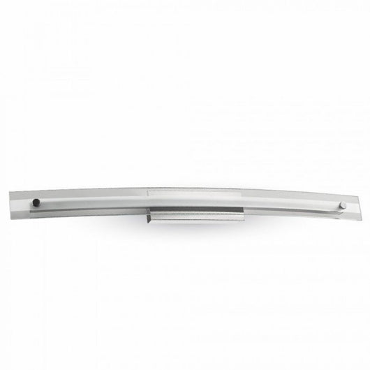Designer da 18 W Bend Glass Wall Freeture Chrome 4000K D985mm