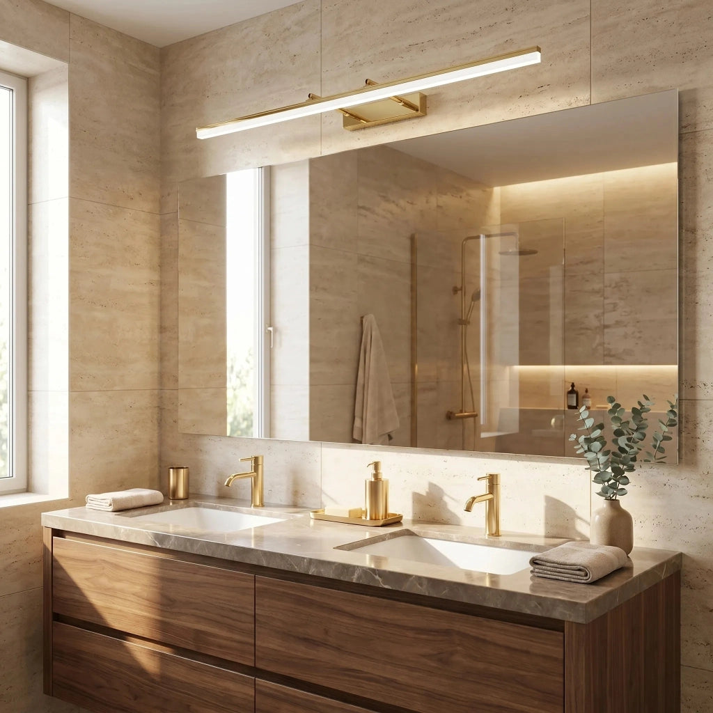 Applique Da Bagno Led APP1874-1W 80cm Gold