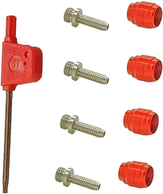 Accessori per bicicletta - Set di 4 Connettori Idraulici con Chiave per Olivetti