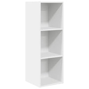Mobile TV da Parete | Armadietto TV | Mobile Porta TV Bianco 37x37x107 cm in Legno Multistrato