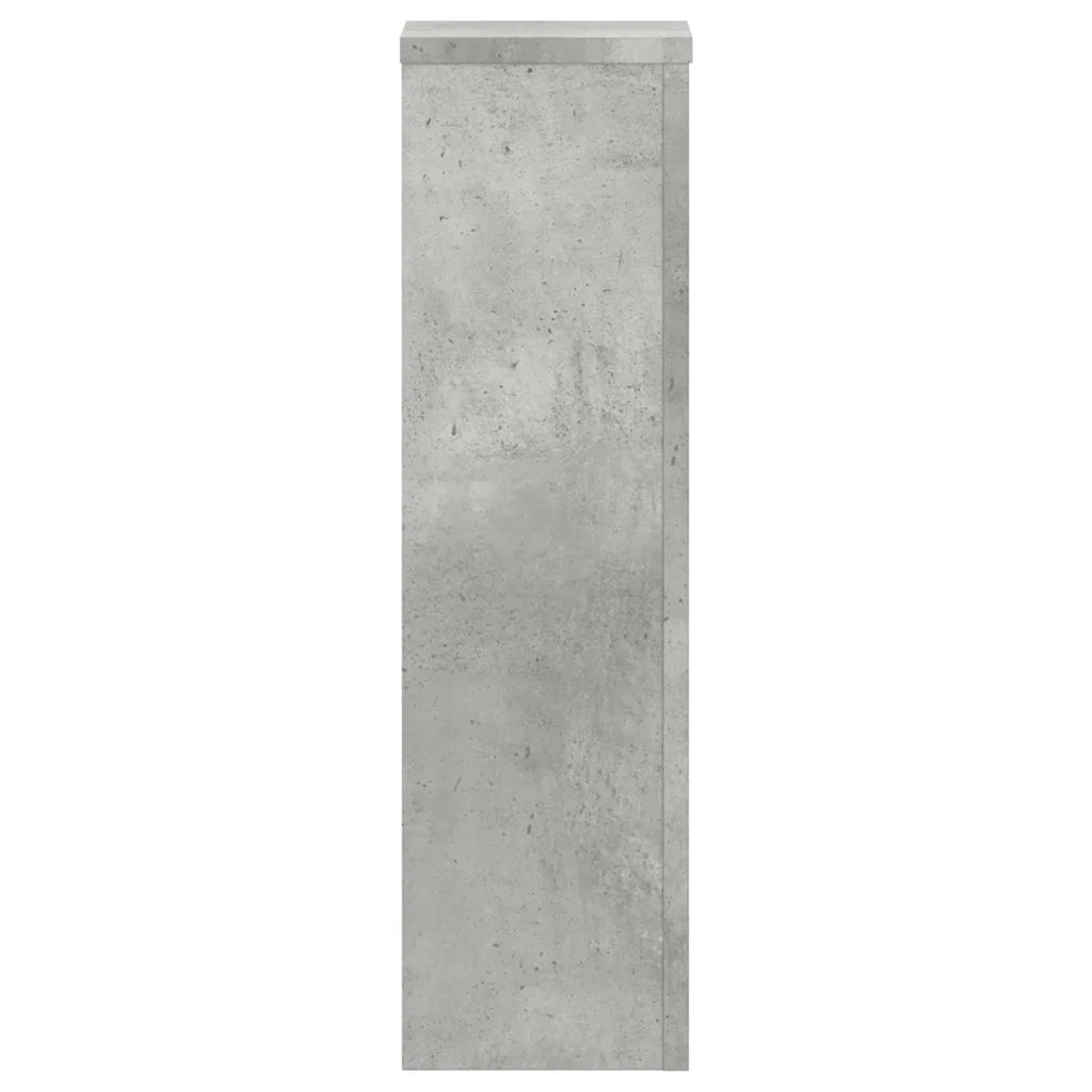 Supporti per Piante 2 pz Grigio 17x17x60 cm Legno Multistrato 852936