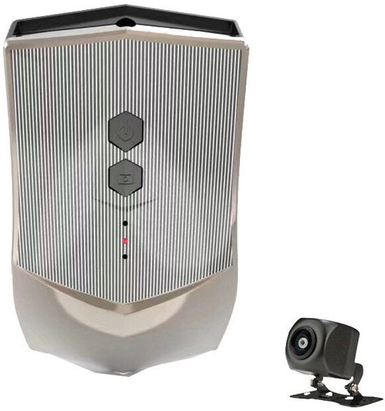 Camera di notte 2K HD con comando vocale, doppia telecamera (anteriore e posteriore), registratore di video automatico + connessione WiFi