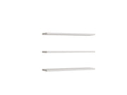 Set di 3 mensole da parete in legno "Boss" - 60 x 1 x 14 cm - Bianco