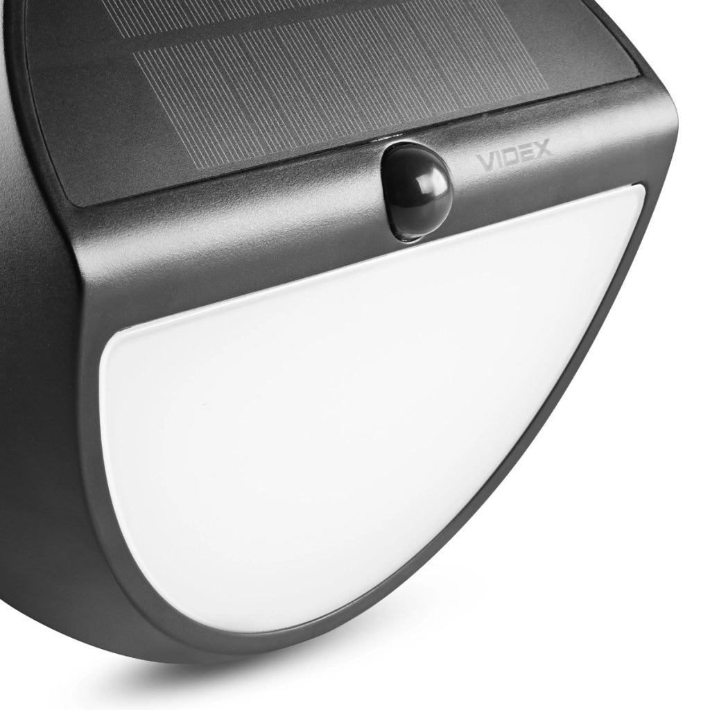 Applique solare LED tonda 500lm sensore movimento IP54 Videx