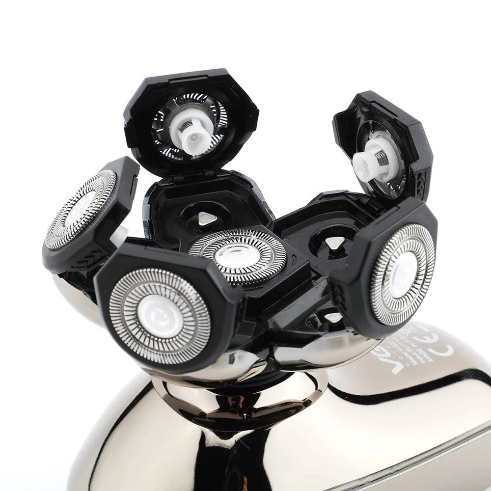 Trade Shop - Rasoio 5in1 Led Elettrico Cordless Usb Ricaricabile Ipx6 Impermeabile Vgr V-320 -