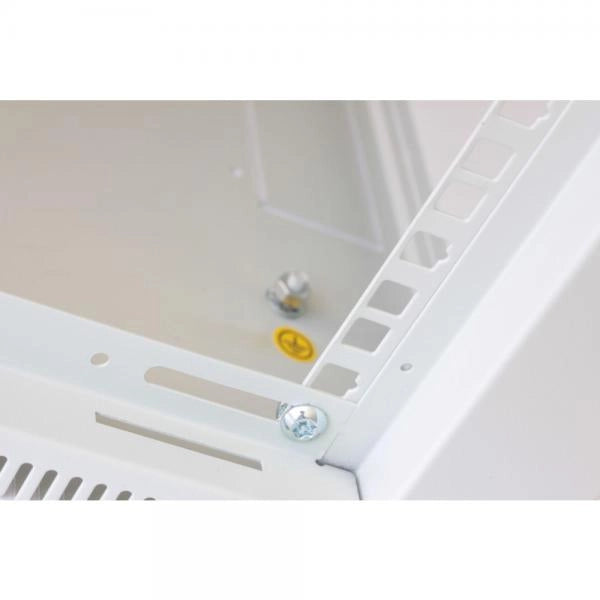 Armadio Rack 19'' a Muro 9U prof. 450 Grigio Assemblato