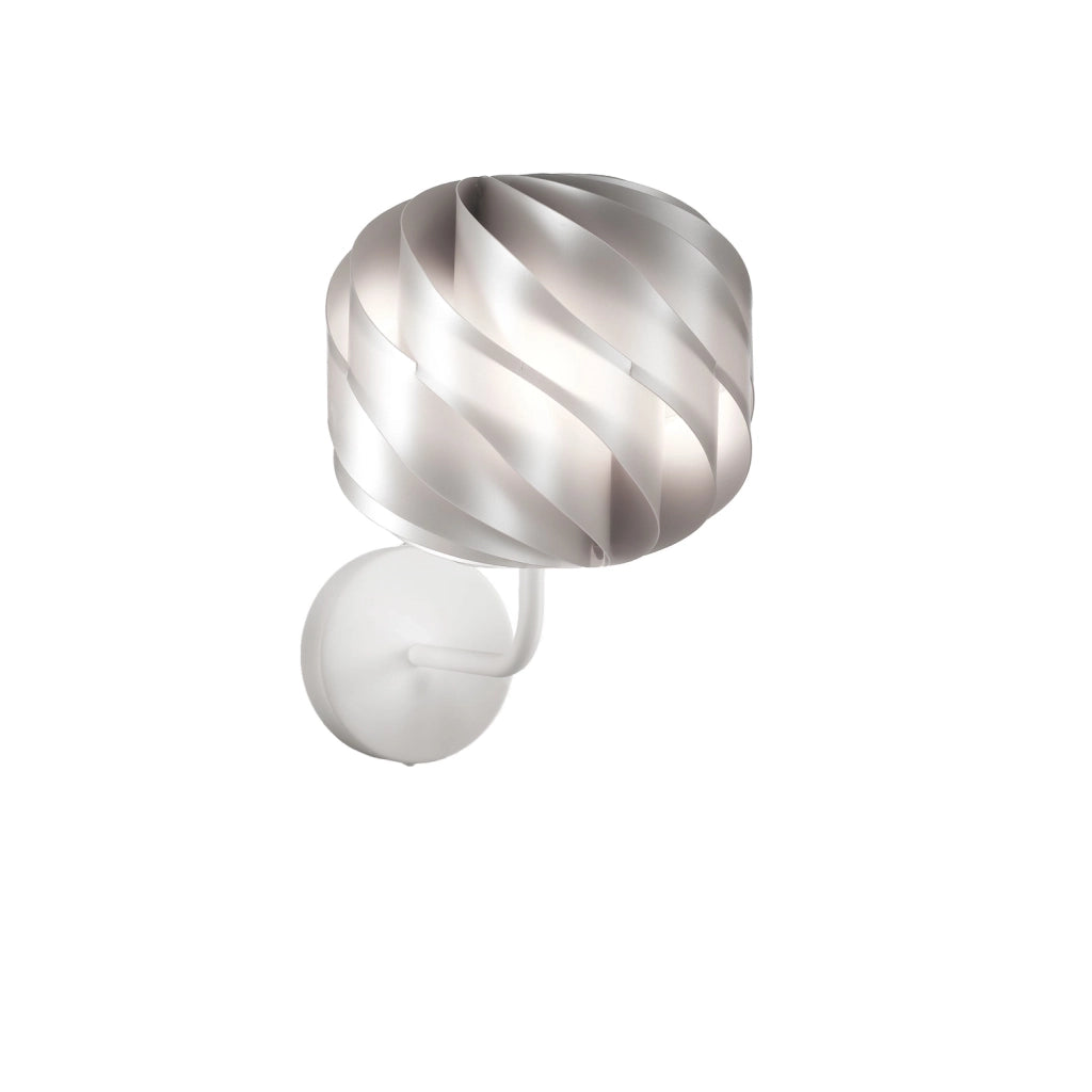 Applique Moderna Globe Polilux ® Argento E Metallo 1 Luce E27