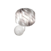 Applique Moderna Globe Polilux ® Argento E Metallo 1 Luce E27