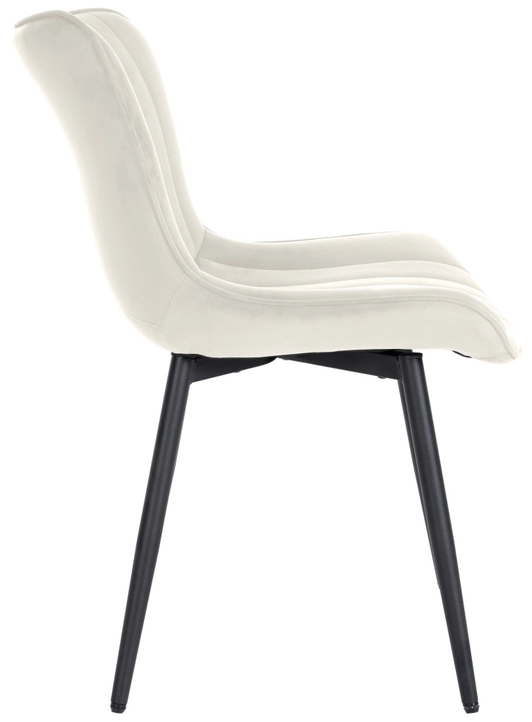 Sedia Largo crema,Velluto