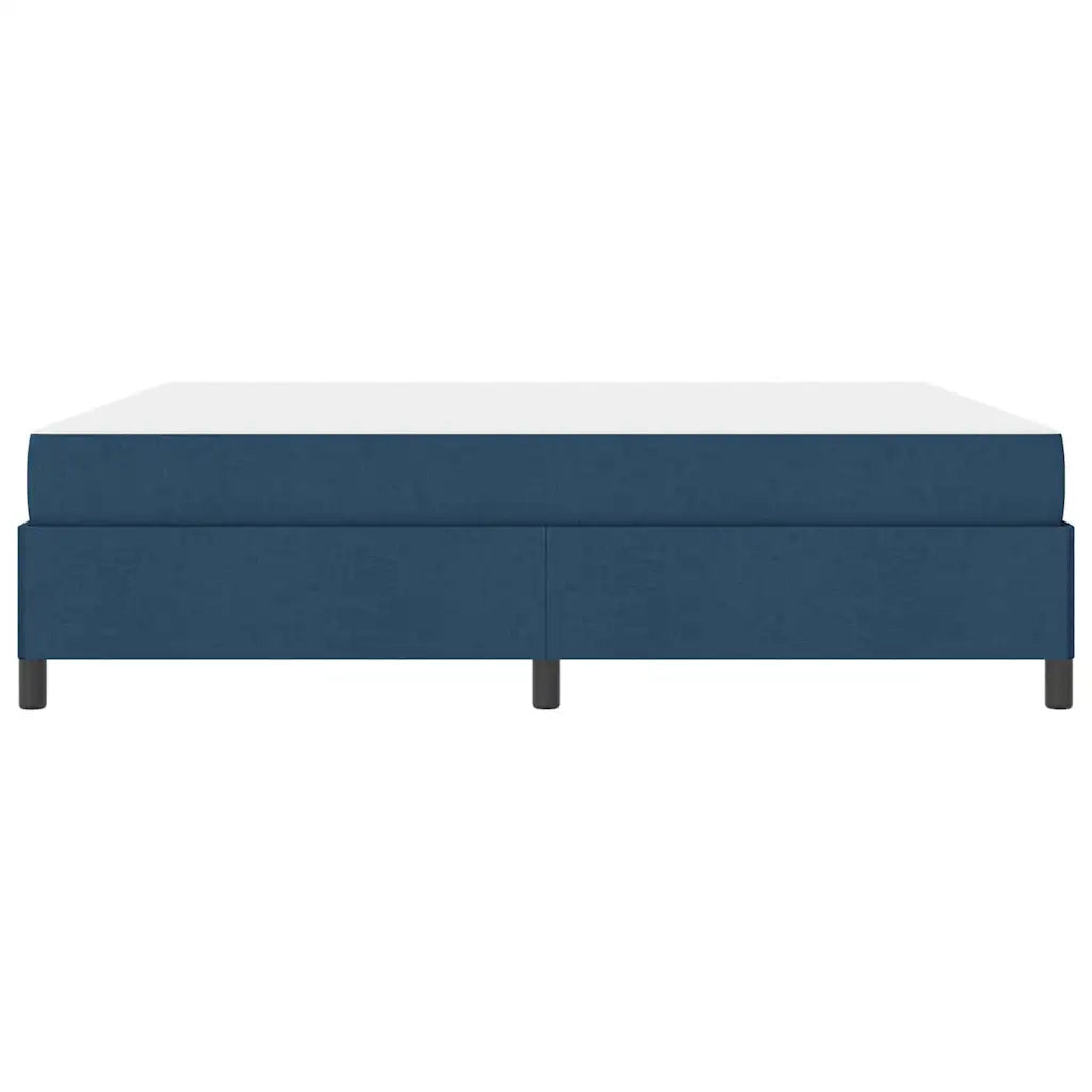 vidaXL Letto a molle Blu e Nero 180 x 200 cm