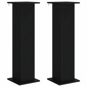 Supporto per piante | Sostegno per piante 2 pz Nero 30,5 x 30 x 100,5 cm