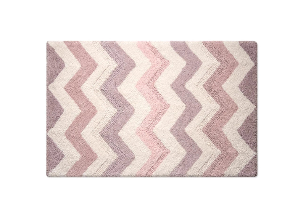 Tappeto Casa Bagno Cotone Spugna Morbida Antiscivolo Tono Su Tono Corner - 60x130 - Confetto
