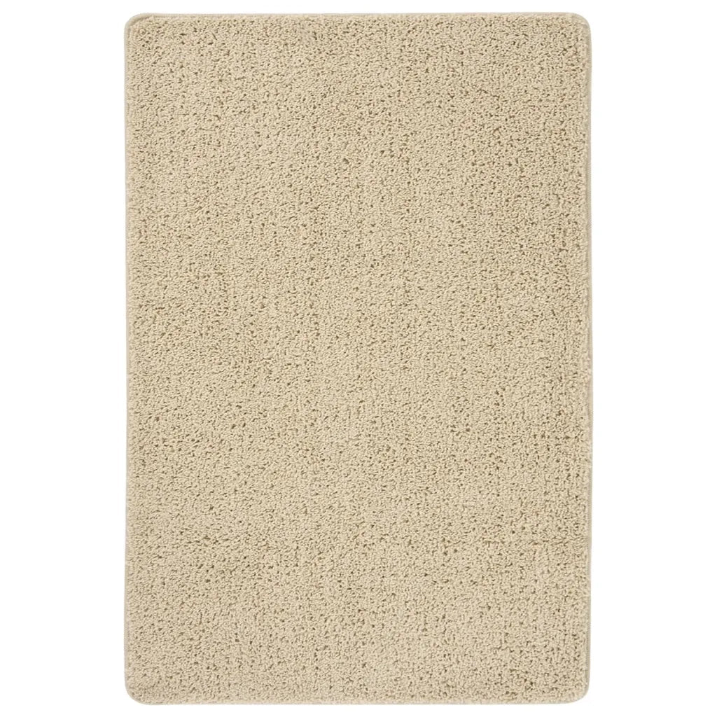 Tappeto Shaggy Crema 140x200 cm Antiscivolo cod mxl 74342