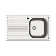 Lavello acciaio 86x50 cm con gocciolatoio