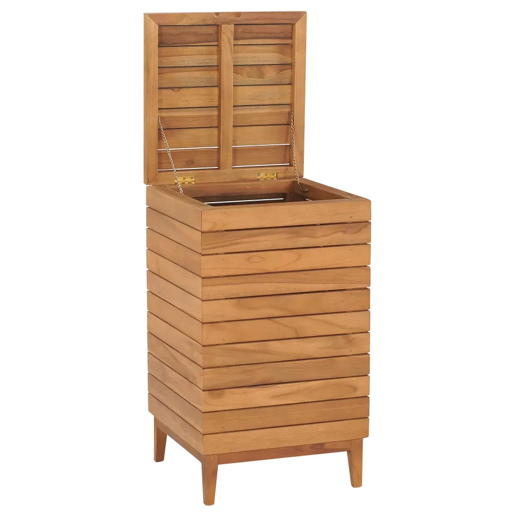 Cesto Portabiancheria 40x40x70 cm in Massello di Teak cod mxl 46461