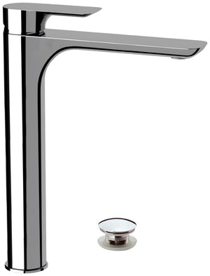 Rubinetterie remer miscelatore alto per lavabo serie infinity