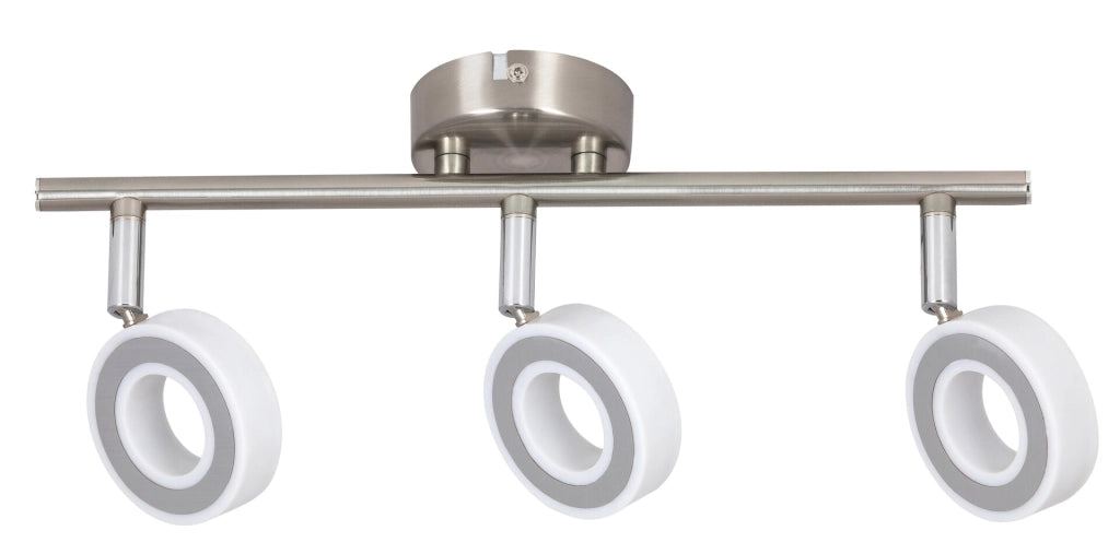 Rabalux Zora barra LED cromo 3 luci 13,5W 4000K soffitto