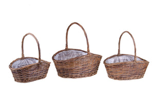 Set 3 Panieri Larghezza 45 cm