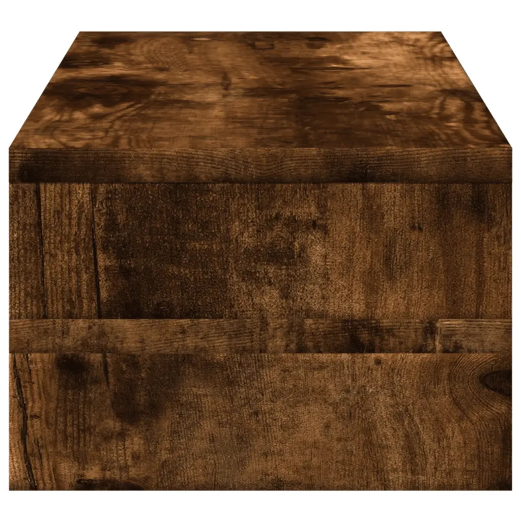 Supporto per Monitor Rovere Fumo 54x22x15 cm in Truciolato 854773
