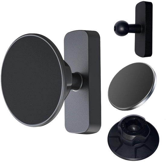 Sostegno per Telefono Magnetico 360° Adattabile - Sostegno per Telefono per Palestra - Sostegno per Telefono per Superfici Metalliche - Sostegno per Telefono MagSafe - Sicurezza - Magnetoni N52 Forti - Sostegno per Telefono con Supporto