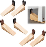 Set di fermi porte - 6 pezzi - Fermi porta - Fermi porte interne - Antiscivolo - Fermi porta - in legno - Fermi porta - schiuma - Sicurezza per bambini fermi porta - Fermi porta buffer - 10*3CM - Fermi porta interno con antiscivolo