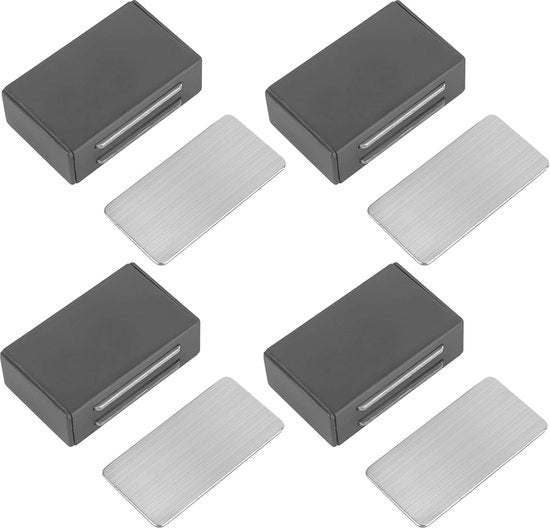 Magnetizzanti autoadesivi per porte di armadi - 4 pezzi - Chiusura magnetica per mobili