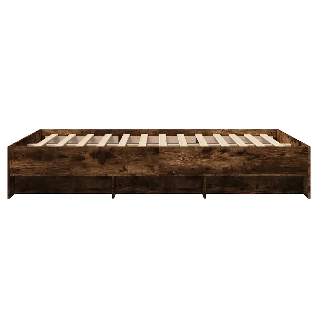Giroletto senza Materasso Rovere Fumo 120x190 cm in Truciolato 3295699