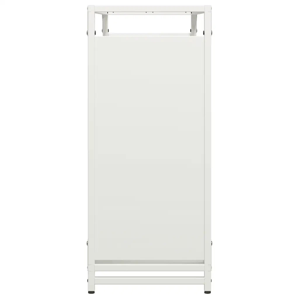 Rastrelliera per Legna da Ardere Bianca 90x28x65 cm CFW4410770