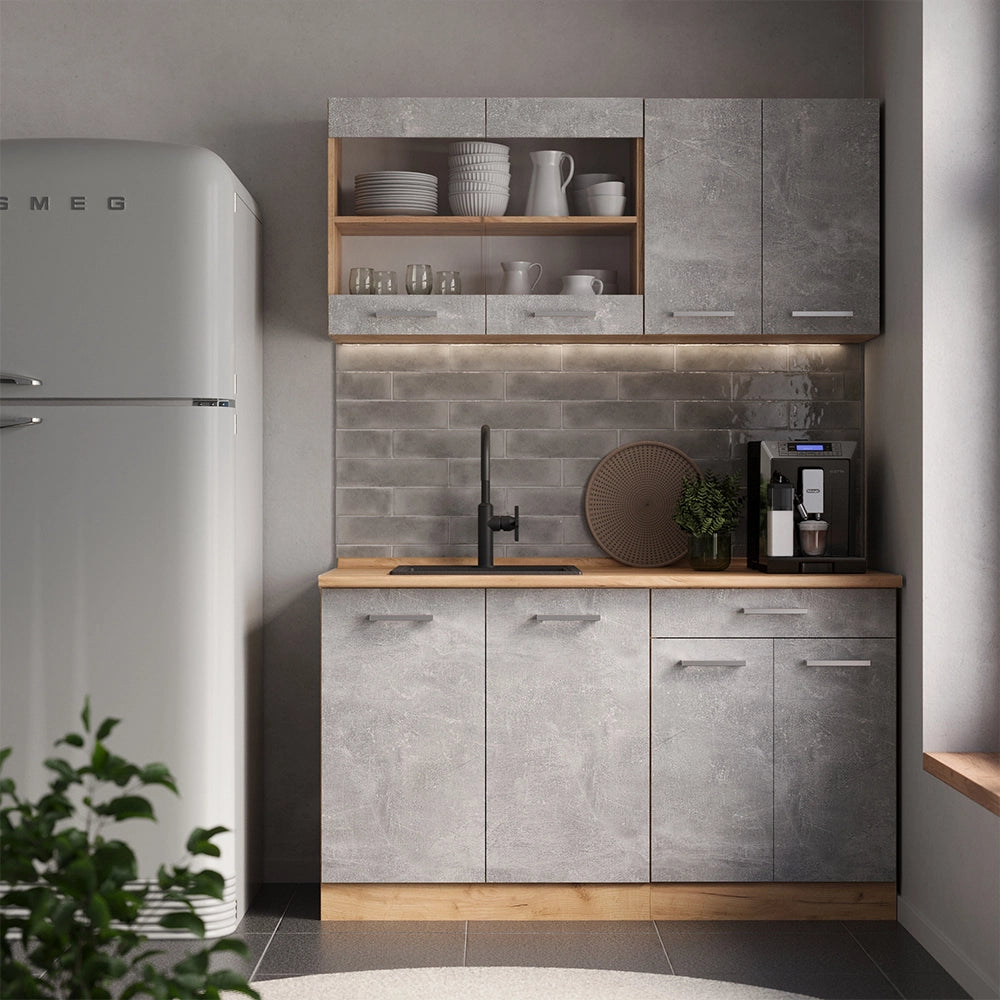 Vicco Frontale cucina Calcestruzzo 59.2 x 59 cm frontale del mobile per pensile