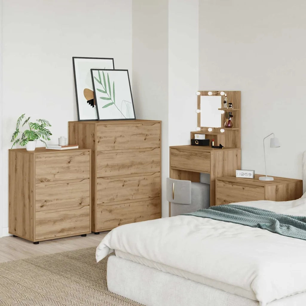 Armadi di Stoccaggio 2 pcs Rovere artigianale 80 x 48 x 105 cm