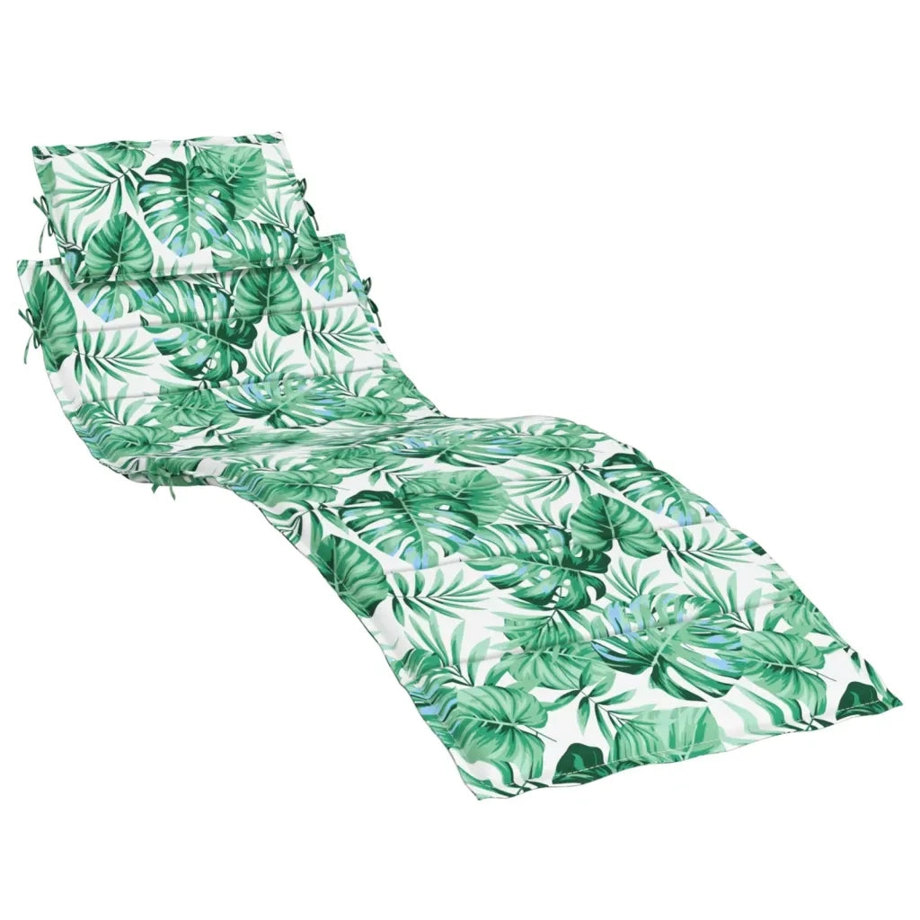 Cuscino per Lettino con Motivo a Foglie in Tessuto Oxfordcod mxl 118251