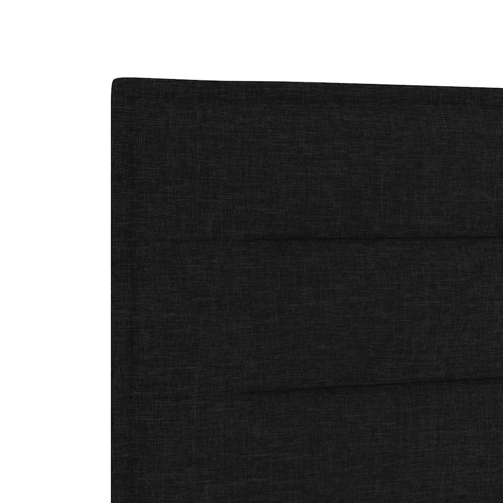 Testiera Nero 200 cm Tessuto 3337707