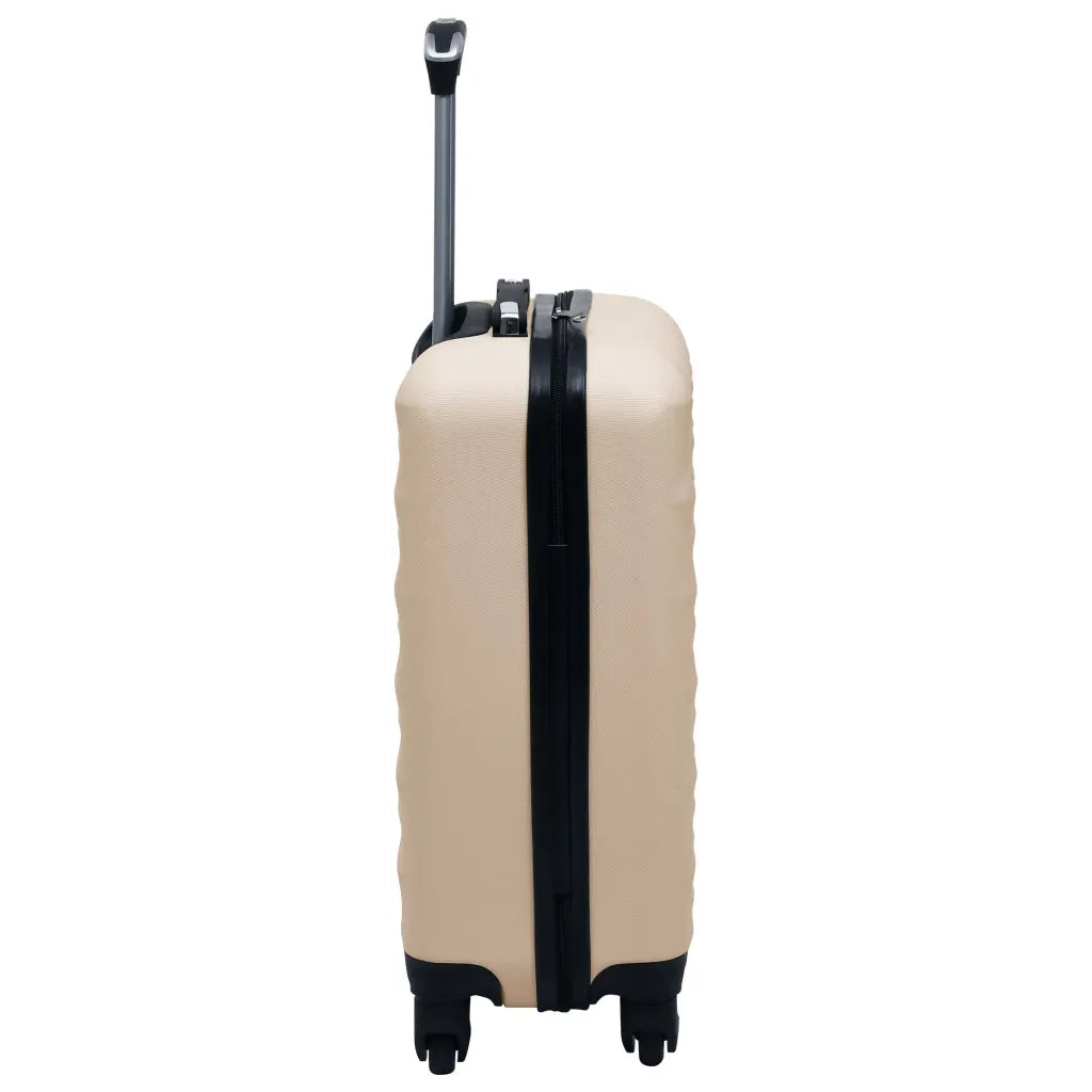 Set Valigie Trolley a Custodia Rigida 2 pz Oro in ABS CFW1343366