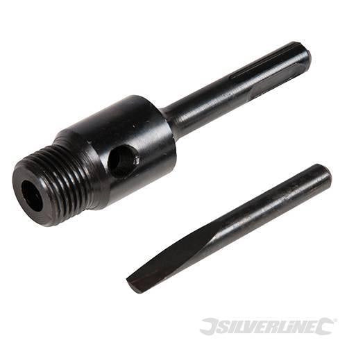 Mandrino SDS Plus per fresa a tazza varie misure Silverline - 100 mm