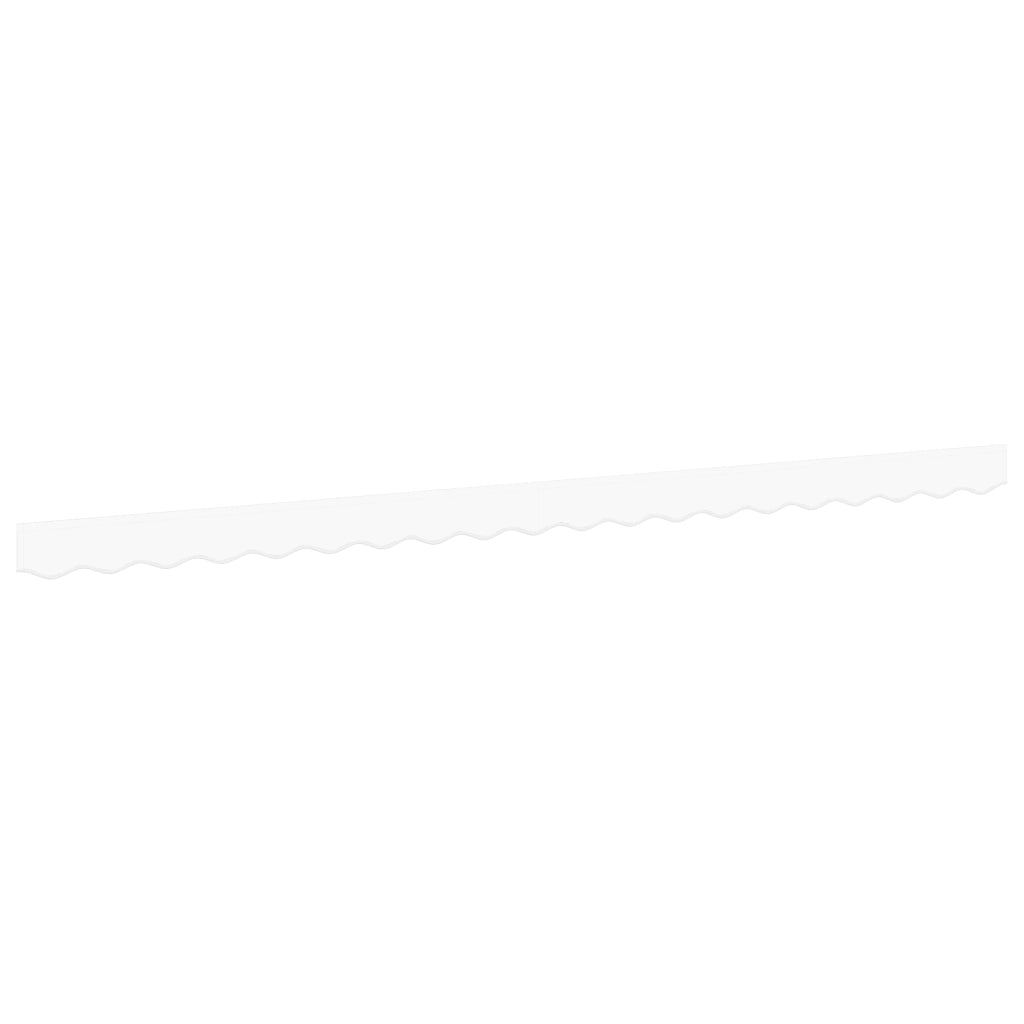 Baldacchino Valance per Struttura da 4.5 m Bianco 4.3x0.2 m