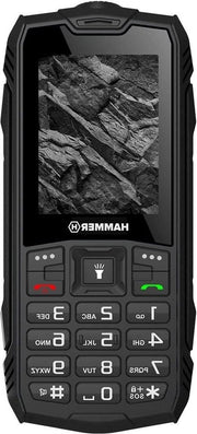 Telefono cellulare portatile ininterrotto sbloccabile IP68 resistente ai shock doppia SIM batteria 1800 mAh tasti grandi radio FM riproduttore MP3 fotocamera torcia nera