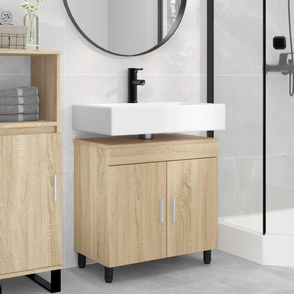 Mobiletto da bagno Rovere Sonoma 60 x 35 x 60 cm 889397