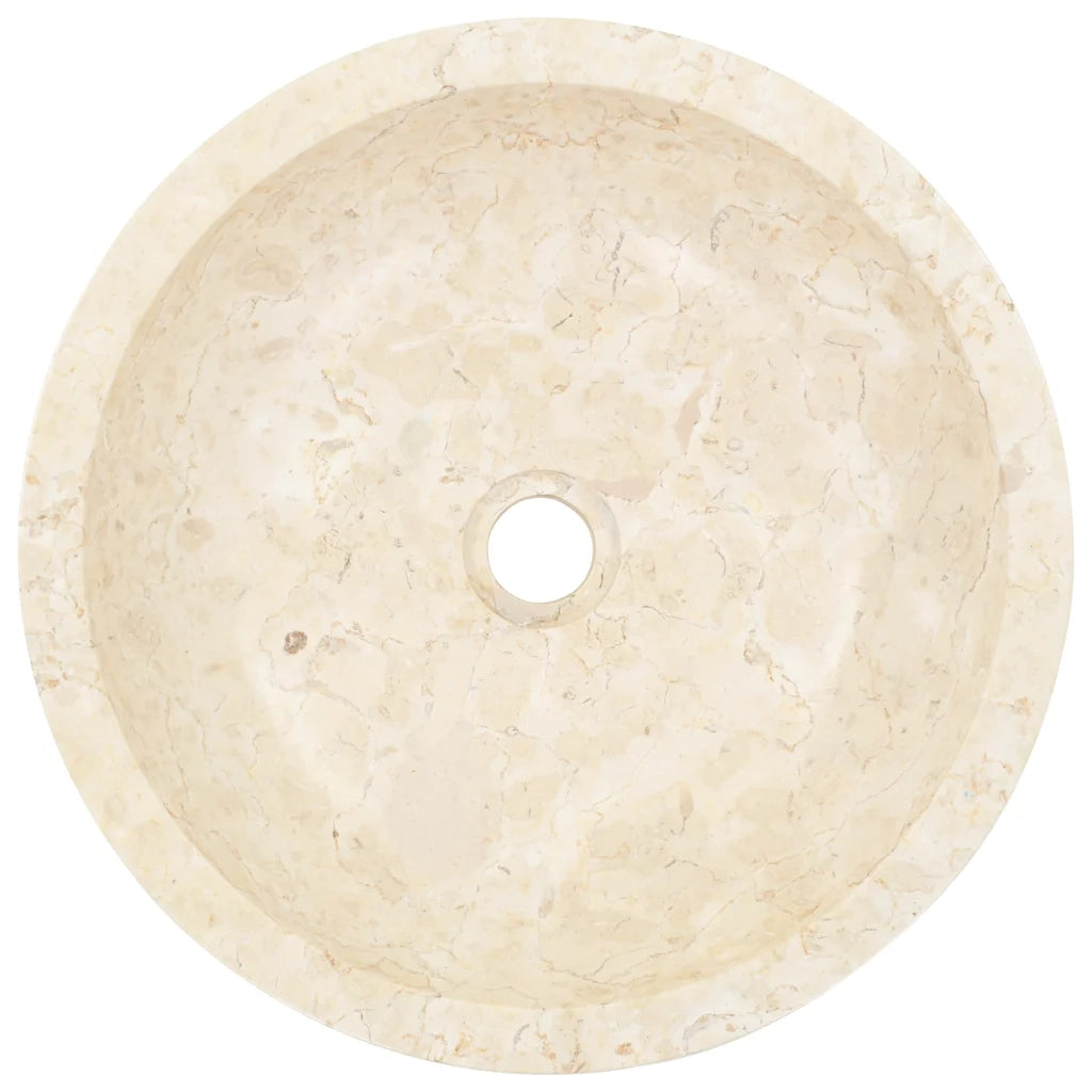 Lavandino 40x12 cm in Marmo Crema CFW4220243