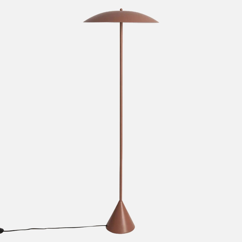 Lampada da terra per interni in metallo, ø50cm, marrone