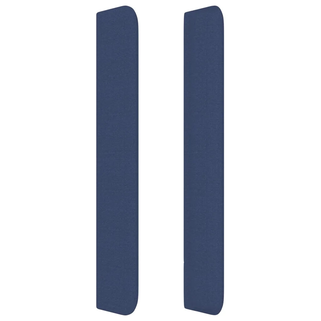 Testiera ad Orecchio Blu 147x16x118/128 cm in Tessuto