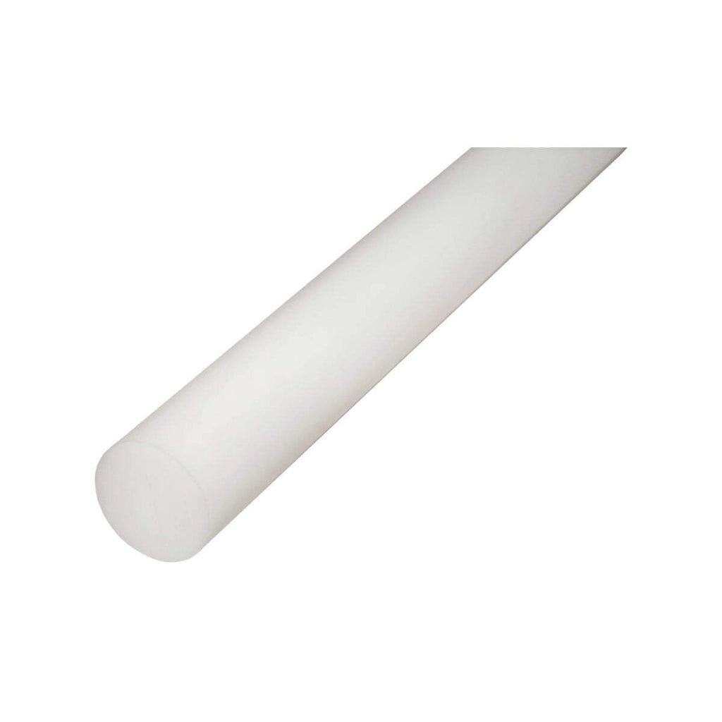 Barra di poliammide, poliossimetilene-poliacetale POM bianca 1000x40mm 1.91 Kg