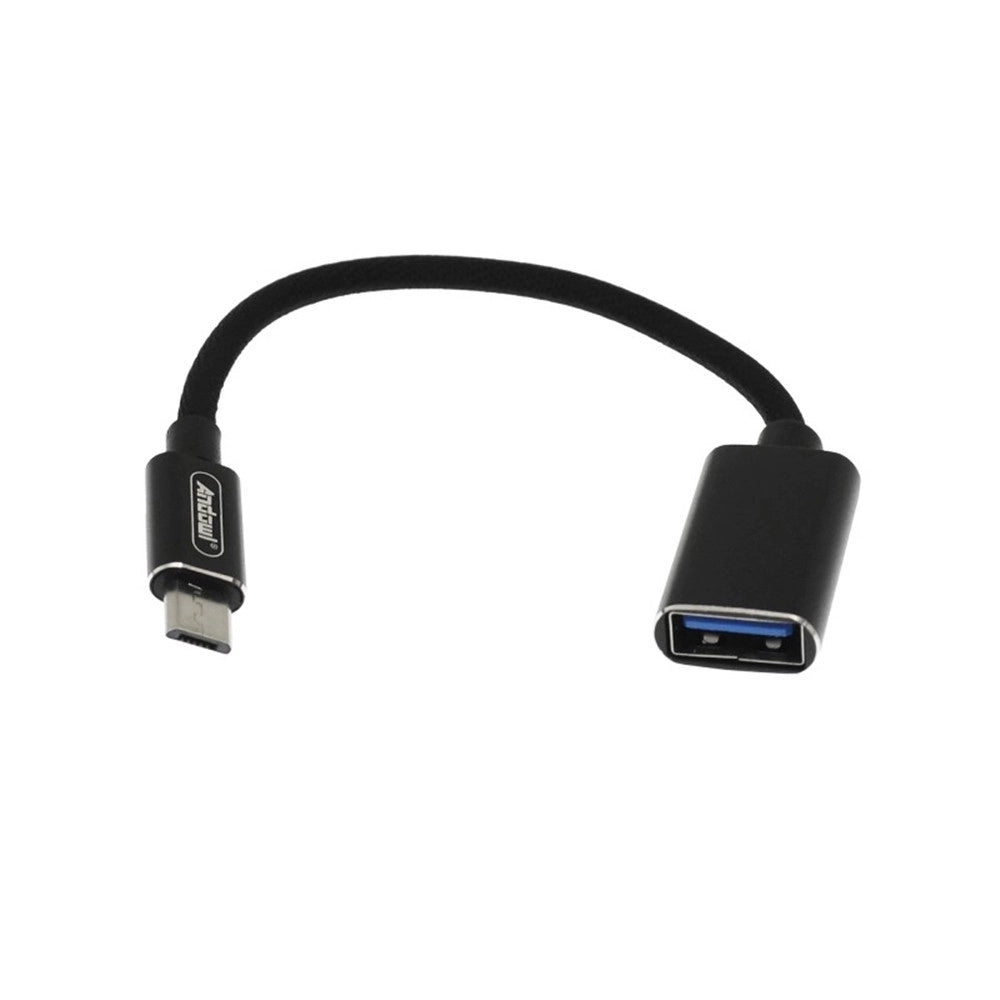 Trade Shop - Cavo Convertitore Adattatore Micro Usb Maschio A Usb Otg Femmina Plug-and-play Q-ot02 -