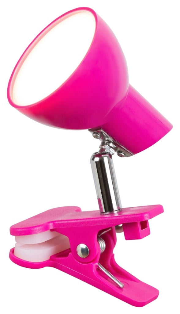 Lampada da lettura clip LED 5W 3000K rosa Noah 1482 Rabalux