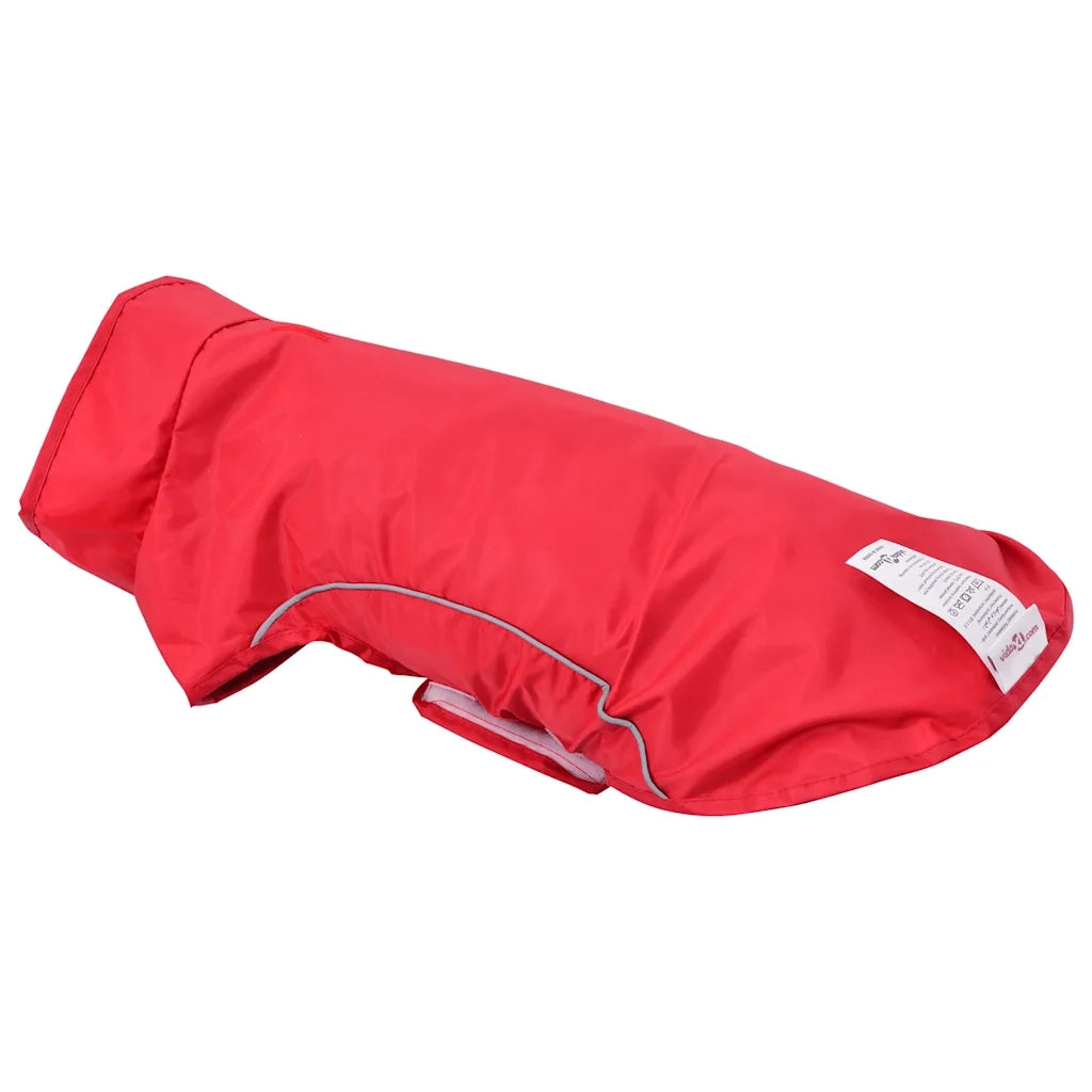 Impermeabile per Cani con Strisce Riflettenti Poliestere M CFW5820925
