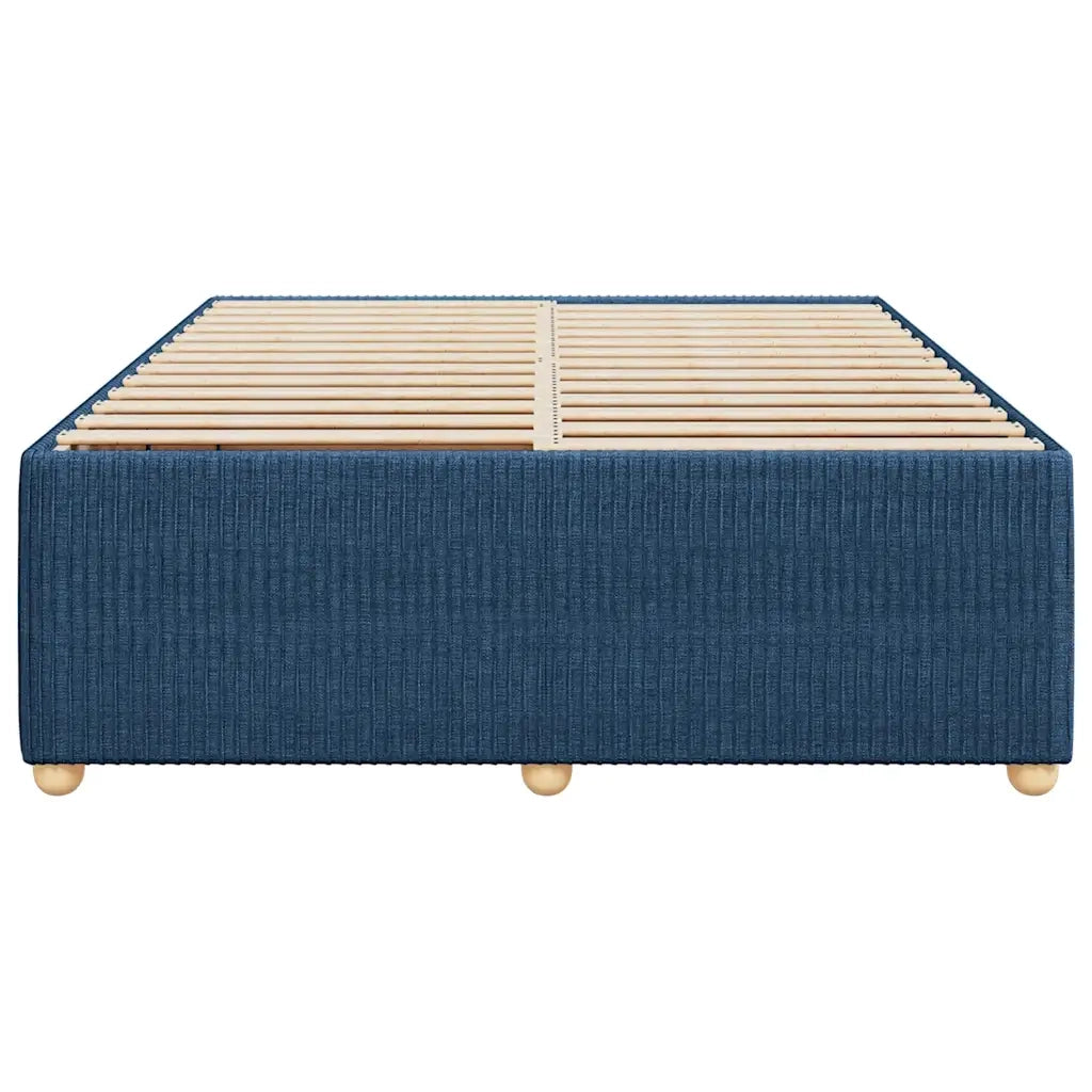 Giroletto senza Materasso Blu 140x190 cm in Tessuto