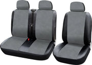 1+2 sedili per autotrasportatori - Poliestere - Doppia imbottitura - Facile manutenzione - Dimensioni universali - Spessore di rivestimento della schiena extra spesso