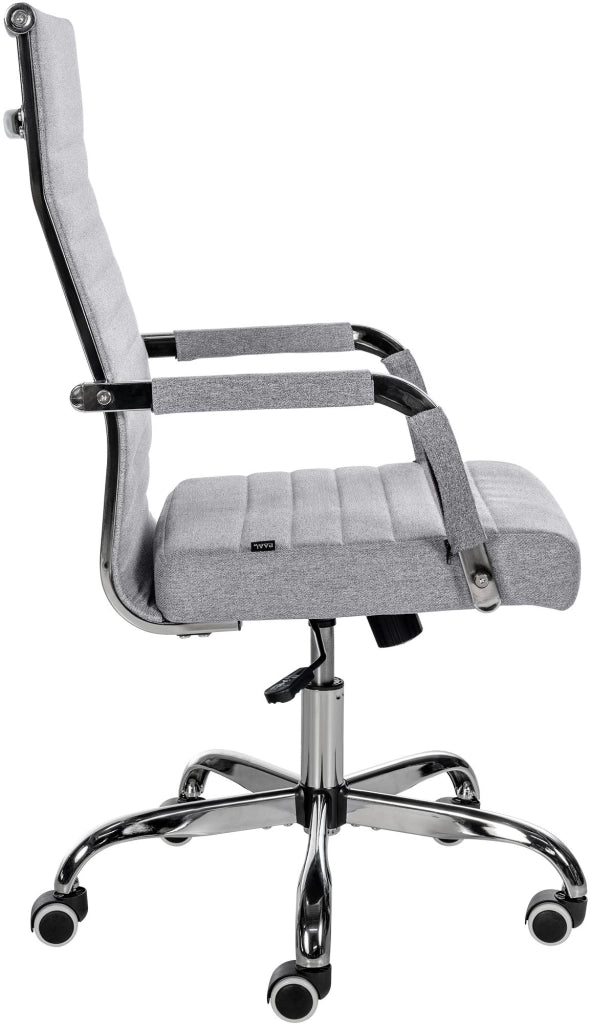 Sedia Da ufficio Amadora grigio,Tessuto
