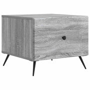 Tavolino da salotto con cassetto Grigio Sonoma 49 x 50 x 40 cm