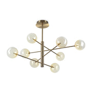 Lampadario Equinoxe 8 Luci G4 Cromo