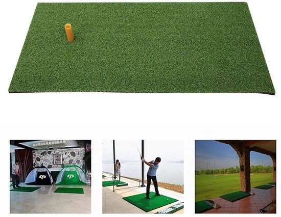 Tappetino da Golf 24 x 12,2 x 1,5 cm - Mat di Allenamento Indoor/Outdoor - Resistente - Antiscivolo - Ripiegabile - Mat di Allenamento